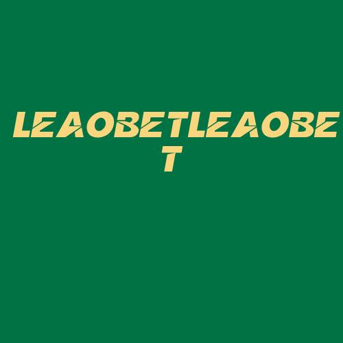 Logo da LEAOBETLEAOBET